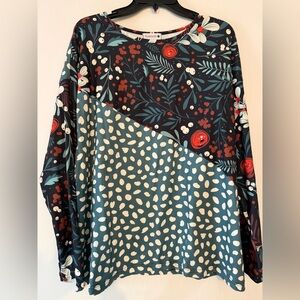 Nuggles Mixed Print Top